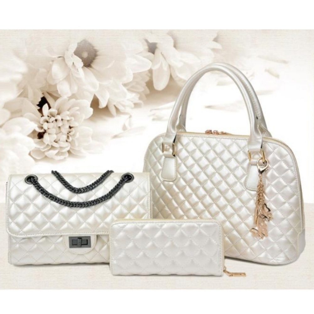 ⭐LAST ONE⭐ 3PC QUILTED Bag Set - Picture 7 of 7